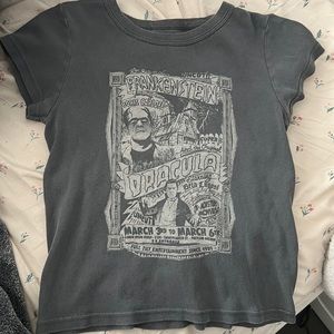 Brandy Melville Frankenstein baby tee